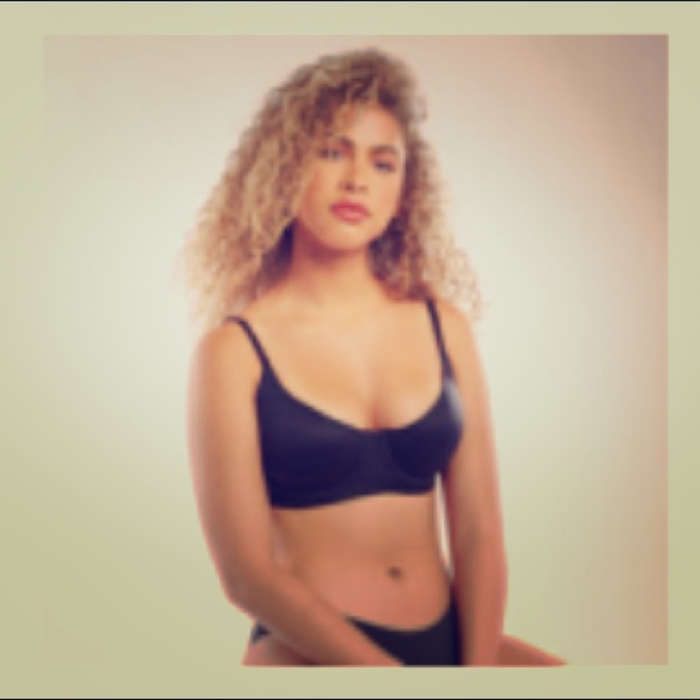 Savage X Fenty Microfiber Black Caviar Bra 38D